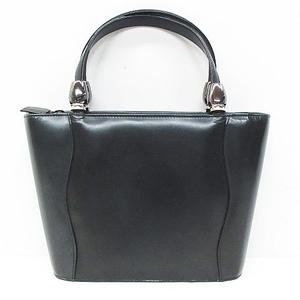 ユキコハナイ YUKIKO HANAI ハンドバッグ レザー フォーマル 鞄 黒  