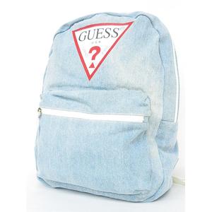 ゲス GUESS デニム リュック デイパック トライアングル ロゴ 
