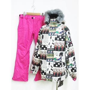 新品 未使用 ROXY スキーウェア ボトムス ピンク カラフル