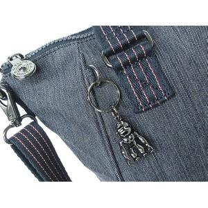 美品 kipling キプリング 2way トートバッグ 斜め掛け デニム風 キプリング KIPLING AMIEL 2way デニム ショルダーバッグ