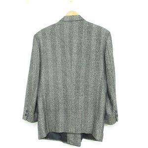 フランコプリンツィバァリー ジャケット FRANCO PRINZIVALLI ダブル裾 ストライプ スーツ メンズ ネイビー Y01513 FRANCO PRINZIVALLI フランコ・プリンツィバァリー ジャケット