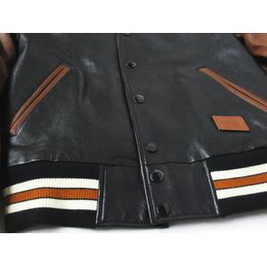 コーチ COACH スタジャン レザー ジャケット 羊革 35014 ブラック 
