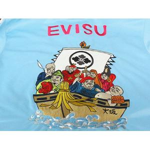 エヴィス EVISU 七福神 ジャージ セットアップ 上下セット 刺繍 裏起毛