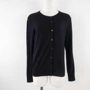ユニクロ Uniqlo カーディガン ニット 長袖 紺 M E814 レディース 117 ベクトルパーク