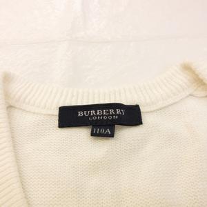 美品★バーバリー★ベスト8Y バーバリー ロンドン BURBERRY LONDON ニットベスト Vネック ワン