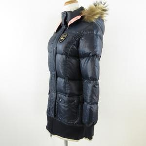 ラコステ LACOSTE ダウンコート ロング 長袖 フード ラクーンファー