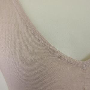 売れ筋商品|||エフデ(ef-de) ピンク長袖ニット 9 エフデ ef-de ニット セーター 長袖 Vネック 薄手 ピンク 9 *T57