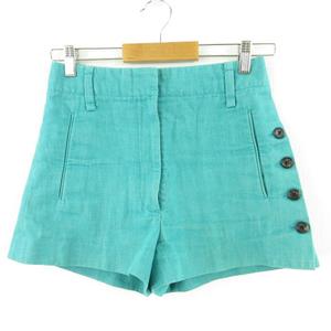 マークジェイコブス MARC JACOBS キュロット ショートパンツ デニム 緑 