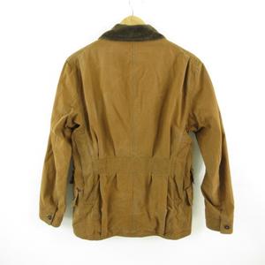 ラルフローレン RALPH LAUREN オイルドハンティングジャケット 長袖 コーデュロイ 茶 S *T29 メンズ