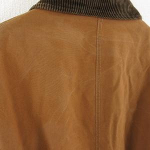 ラルフローレン RALPH LAUREN オイルドハンティングジャケット 長袖 コーデュロイ 茶 S *T29 メンズ