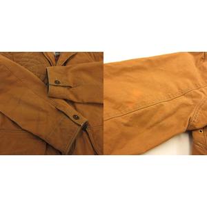 ラルフローレン RALPH LAUREN オイルドハンティングジャケット 長袖 コーデュロイ 茶 S *T29 メンズ