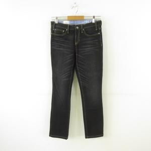 ギャップ GAP デニムパンツ ジーンズ ロング スキニー ストレッチ 黒 2 *T906 レディース