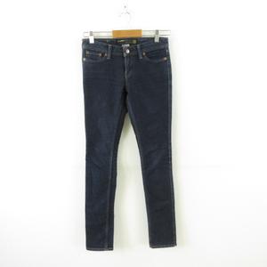 ギャップ GAP PREMIUM GOLD スキニーデニムパンツ ローライズ ロング 紺 00 *A789 レディース