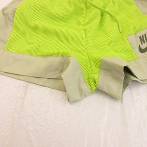 ナイキ NIKE スポーツウェア ショートパンツ ロゴ 緑 S *A901 レディース