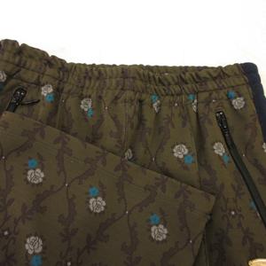 ハク スーパーハッカ H.A.K ニットジャカードトラックパンツ ロング 花