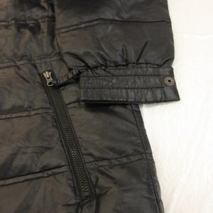 アディダス adidas ダウンジャケット ブルゾン ジップアップ 長袖 黒 L *A960 メンズ