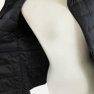 ユニクロ UNIQLO ウルトラライトダウンジャケット ジップアップ 長袖 黒 S *A977 レディース