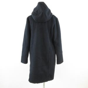 ケティ KETTY Cherie コート ロング 長袖 フーディー 紺 2 *T411 レディース