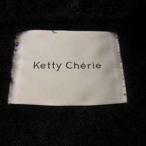 ケティ KETTY Cherie コート ロング 長袖 フーディー 紺 2 *T411 レディース