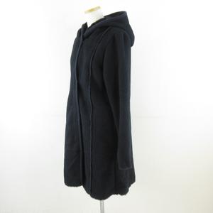 ケティ KETTY Cherie コート ロング 長袖 フーディー 紺 2 *T411 レディース