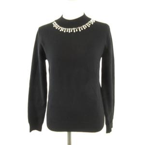 ケティ KETTY ニット セーター 長袖 黒 2 *T418 レディース