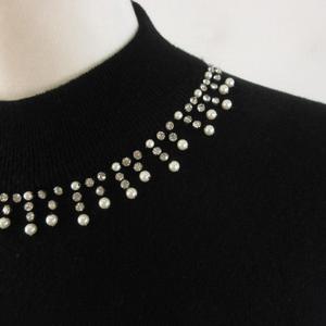 ケティ KETTY ニット セーター 長袖 黒 2 *T418 レディース