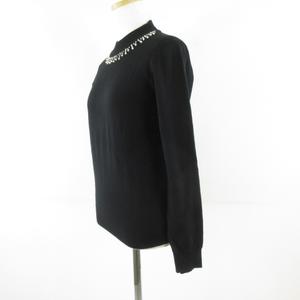 ケティ KETTY ニット セーター 長袖 黒 2 *T418 レディース