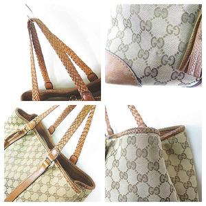 グッチ GUCCI 295326 525040 マラケシュ トートバッグ GGキャンバス 