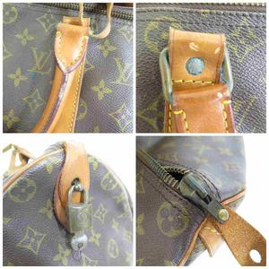 ルイヴィトン LOUIS VUITTON ヴィンテージ キーポル50 ボストンバッグ モノグラム レザー M41426 ブラウン 2sa6493 