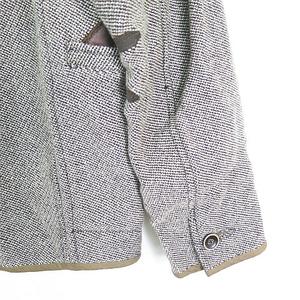 【中古】キャピタル kapital ウール リネン ツイード ピージャケット Pジャケット 2 ブラック/カーキ/アイボリー 2sa6866 キャピタル kapital ウール リネン ツイード ピージャケット P