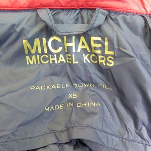 マイケルマイケルコース Michael michael kors ダウンジャケット フード XS レッド 2sa7047 レディース