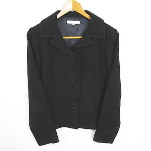 ケティ KETTY セットアップ ジャケット スカート 膝丈 毛 レーヨン 2 ブラック レース kz13787 レディース