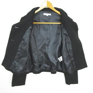 ケティ KETTY セットアップ ジャケット スカート 膝丈 毛 レーヨン 2 ブラック レース kz13787 レディース