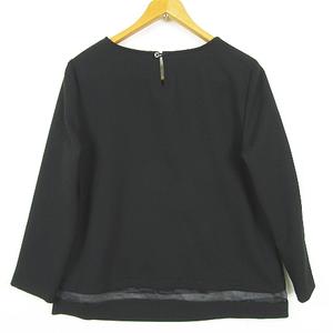 ケティ KETTY ドゥ トゥシェ ケティ Doux toucher ketty カットソー ブラウス 長袖 M ブラック kz13988 レディース