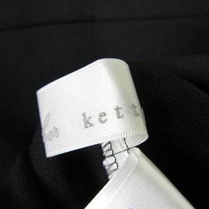 ケティ KETTY ドゥ トゥシェ ケティ Doux toucher ketty カットソー ブラウス 長袖 M ブラック kz13988 レディース