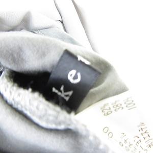 ケティ KETTY ティアード ブラウス フリル 半袖 レーヨン M グレー kz14279 レディース