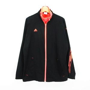 【極美品】アディダス　裏地メッシュトレーニング　スポーティー長袖ジャンパー アディダス adidas ジャケット アウター 長袖 ジップアップ