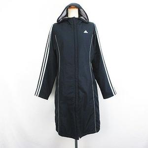 アディダス adidas ベンチコート アウター 長袖 フード ジップアップ 