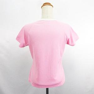 ナイキ NIKE Tシャツ カットソー 半袖 丸首 ロゴ M ピンク スポーツウェア ※EKM レディース