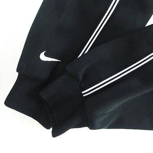 ナイキ NIKE ジャージ ジャケット 長袖 ジップアップ DRI-FIT ライン ロゴ M ブラック スポーツウェア ※EKM レディース
