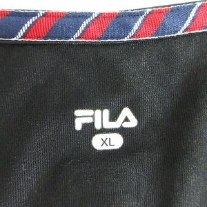フィラ FILA タンクトップ ロゴ ストレッチ XL ブラック スポーツウェア ※EKM レディース