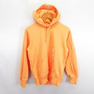 ジーユー GU パーカー スウェット 長袖 プルオーバー S ライトオレンジ ※EKM メンズ
