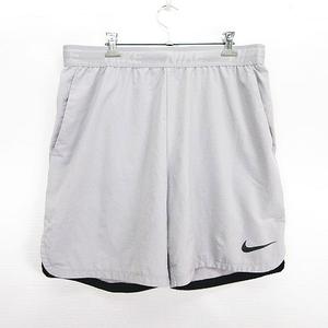 ナイキ NIKE パンツ ボトムス ショート ハーフ ロゴ ストレッチ XXL グレー スポーツウェア ※EKM メンズ