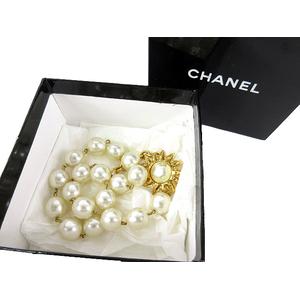 シャネル CHANEL フェイク パール ネックレス チェーン ココマーク 