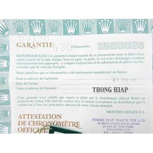 ROLEX ギャランティーカードのみ 69178 デイトジャスト ロレックス ROLEX デイトジャスト 69178 保証書 ギャラ ギャランティー