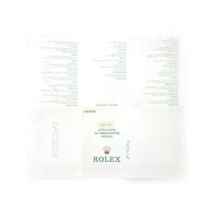 ロレックス ROLEX デイトジャスト 69178 保証書 ギャラ ギャランティー