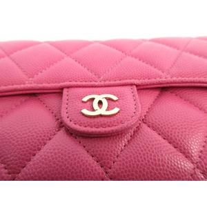 シャネル CHANEL 長財布 ウォレット フラップ A80758 キャビア