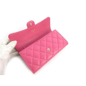 シャネル CHANEL 長財布 ウォレット フラップ A80758 キャビアスキン