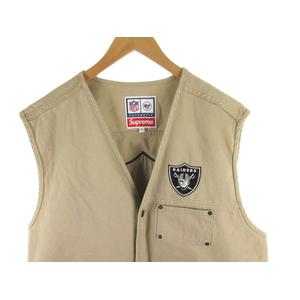 【新品・最安値】Supreme Raider Denim Vest Supreme NFL x Raiders x '47 Denim Vest Black Men's - SS19 - US