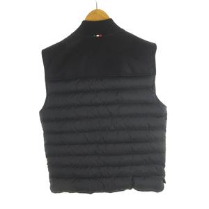 モンクレール MONCLER ダウンベスト POLLUX GILET ウール切替し 濃紺 